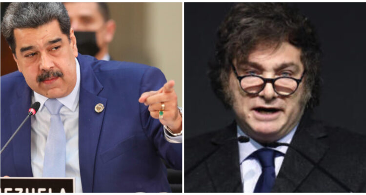 Nicolás Maduro y Javier Milei