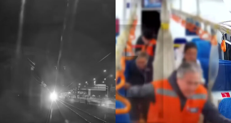 VIDEO | Revelan nuevos registros del fatal choque entre dos trenes ocurrido en San Bernardo