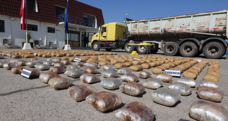 “Operación Conde” deja 9 detenidos e incautación de 417 kilos de drogas que serían vendidas en la RM