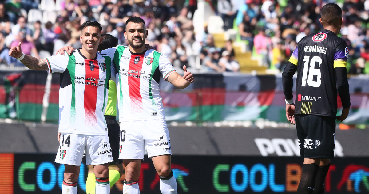 Palestino goleó a Cobresal y escala posiciones en el Campeonato Nacional.