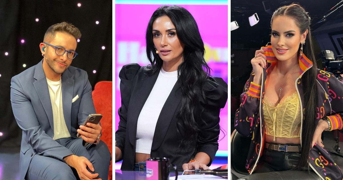 Hugo Valencia, Pamela Díaz y Adriana Barrientos en referencia a demanda