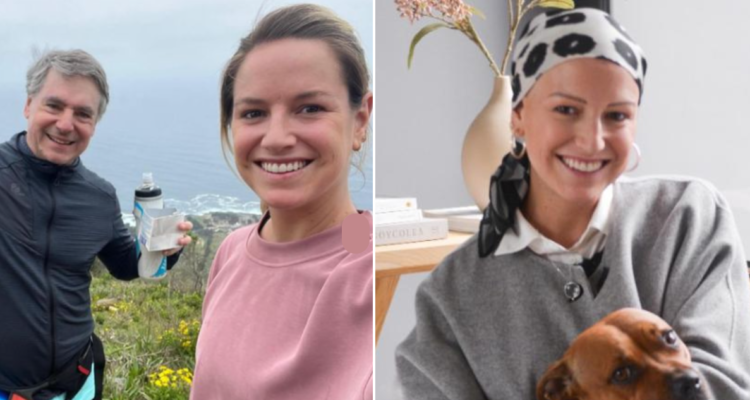 Juanita Lira y su padre