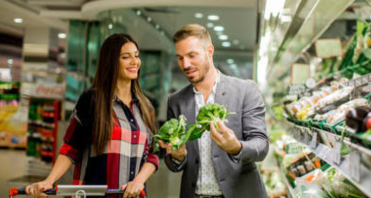 Españoles en el supermercado