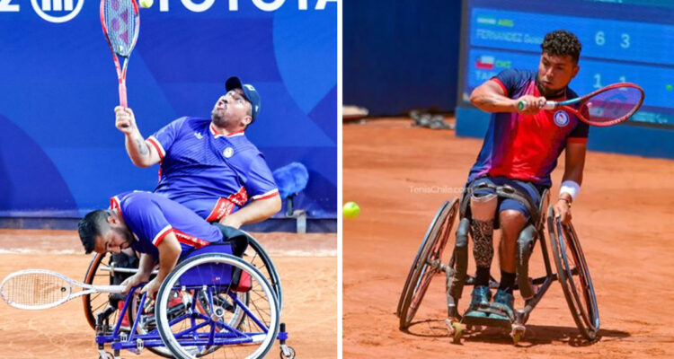 Chilenos perdieron en el Tenis en silla de ruedas de París 2024.