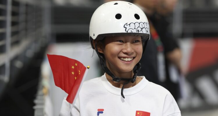 China Haohao Zheng debutó en París 2024 con solo 11 años.