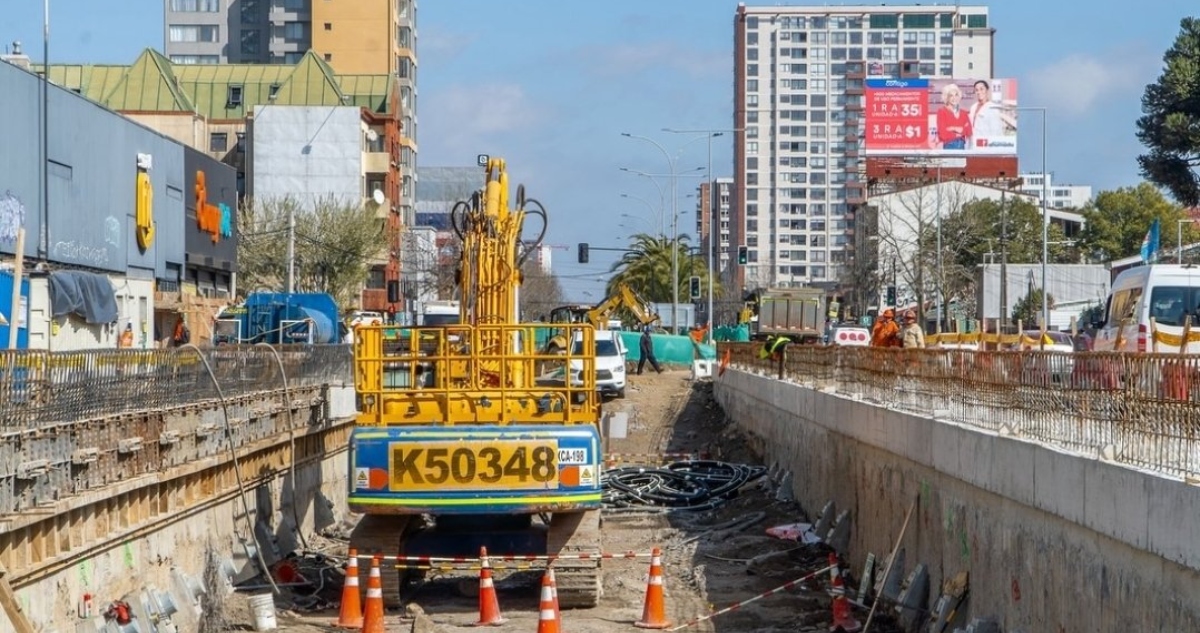 Paso bajo nivel avenida Los Carrera de Concepción
