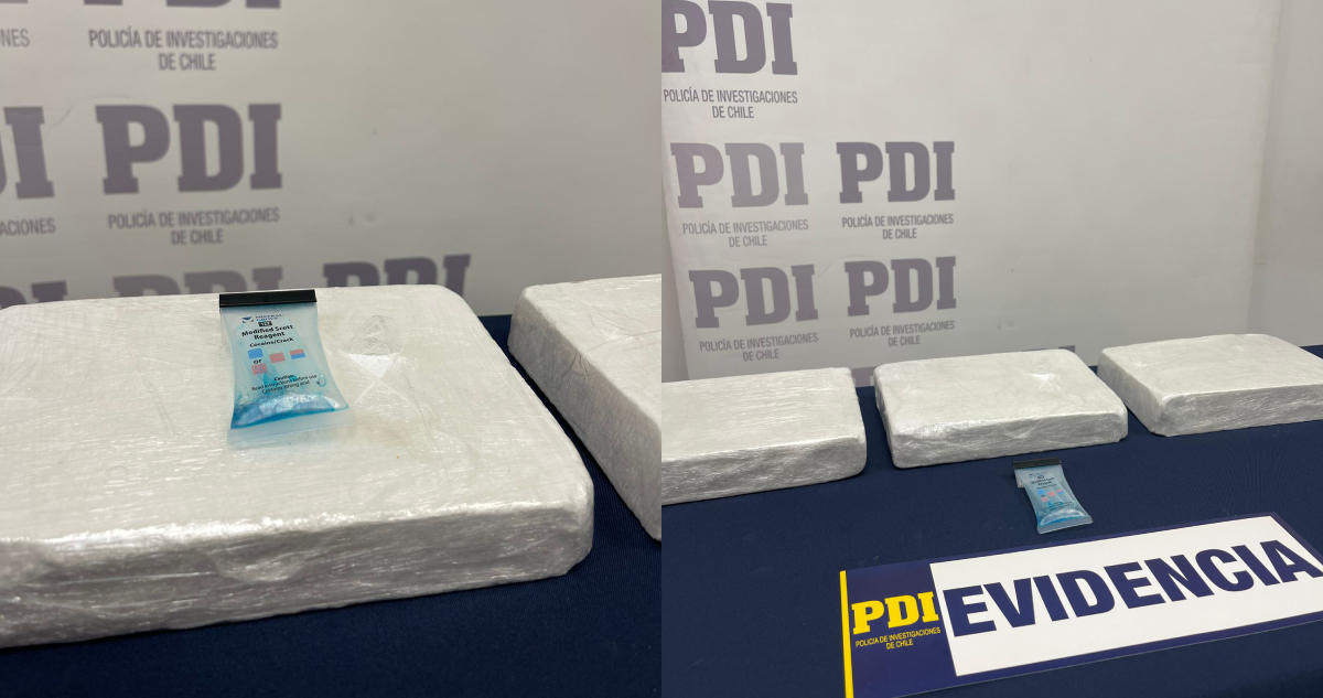 Detienen a sujeto con cocaína adosada en su cuerpo en Aeropuerto de Santiago: quedó en prisión