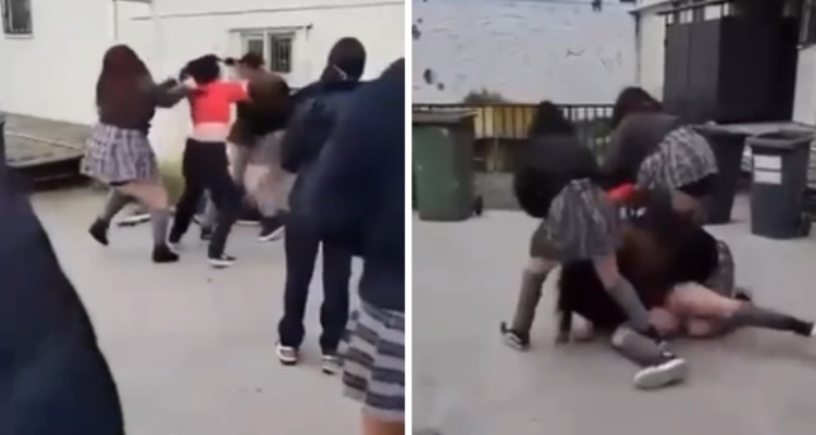 pelea alumnas liceo en coronel