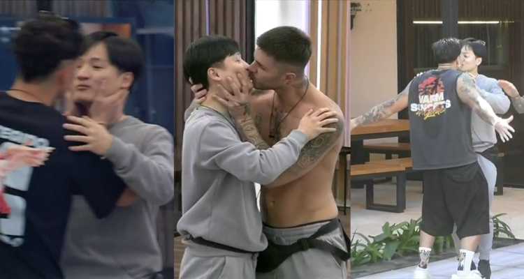 Yuhui junto a Iñigo, Manuel y Miguel en Gran Hermano
