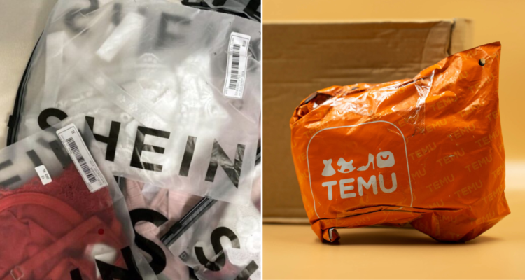 Productos de Temu y Shein
