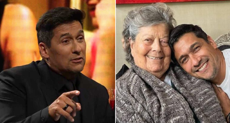 Rafael Araneda y su madre