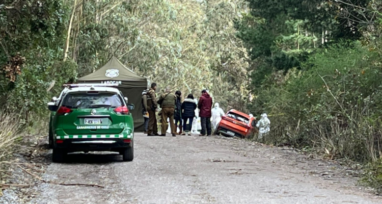 Hallazgo de cuerpo al interior del maletero de un auto en Hualpén