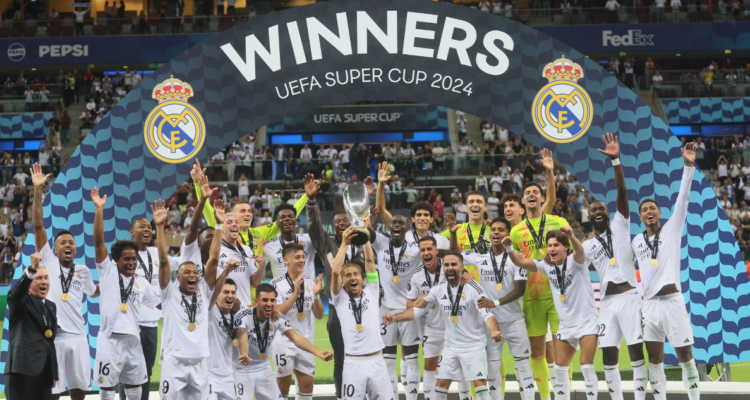 Real Madrid conquistó la Supercopa con goles de Mbappé y Valverde ante el Atalanta.