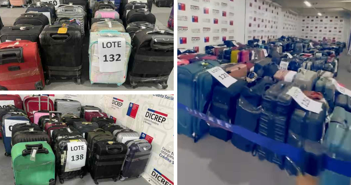 Podría ser tu maleta de la “suerte”: la “Tía Rica” prepara nuevos remates de artículos extraviados