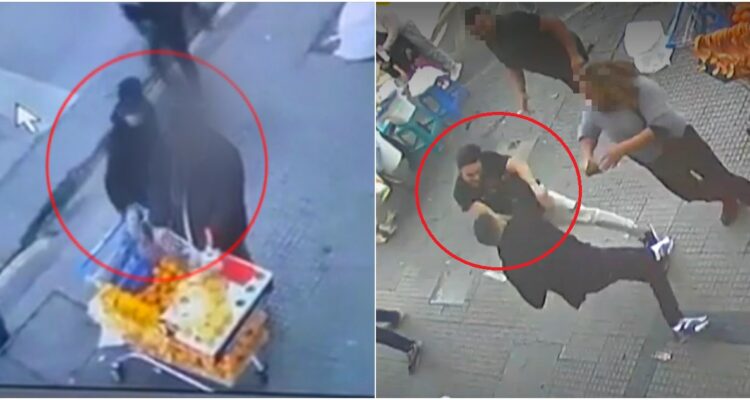 Revelan video de mortal agresión a ambulante que defendió a adulto mayor en barrio Meiggs