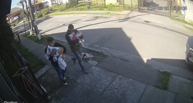 Roban encomiendas a repartidor en Hualpén