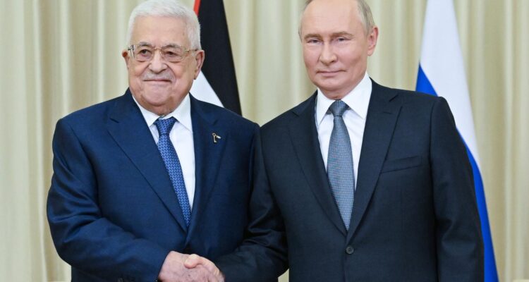 Mahmud Abbas y Vladimir Putin