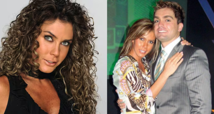 La actriz mexicana Sabine Moussier junto a su exmarido, el chileno Jorge Peralta