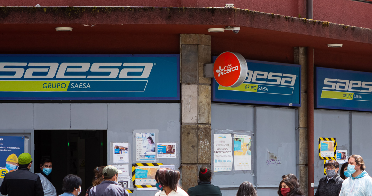Frontis de sucursal de Saesa
