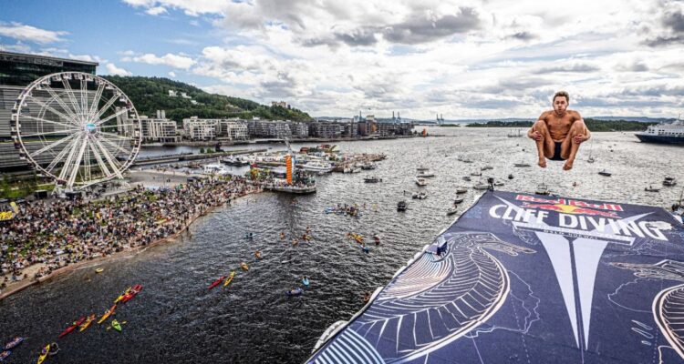 Red Bull Cliff Diving: un estadounidense ganó primera fecha de clavos de 28 metros