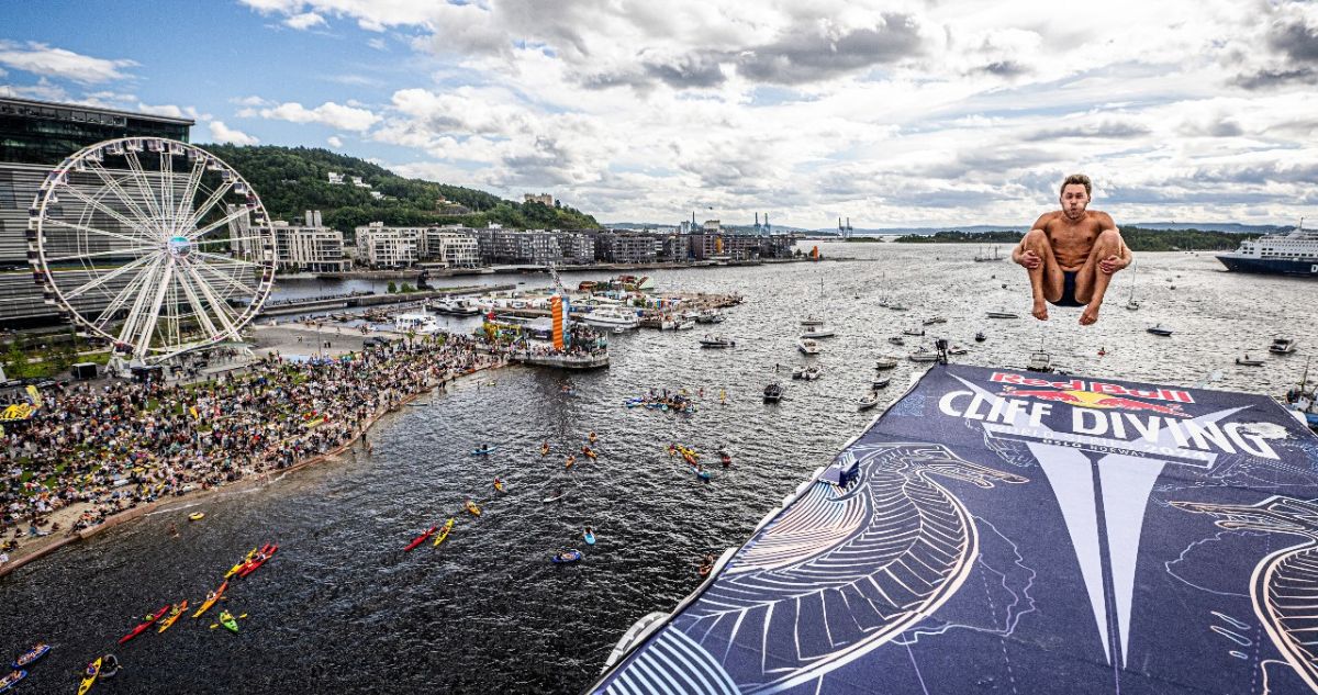 Red Bull Cliff Diving: un estadounidense ganó primera fecha de clavos de 28 metros