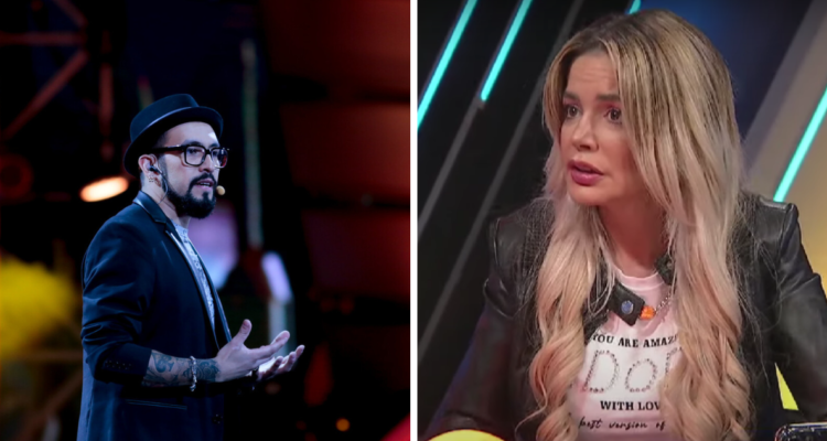 Edo Caroe y Sandy Boquita en referencia a antiguo chiste en Festival de Viña 2016