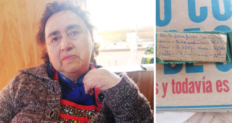 Imagen de Sara Jineo, mujer a la que le robaron su hijo en el Hospital de Temuco