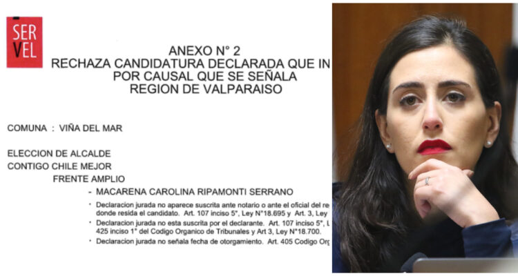 Alcaldesa Ripamonti en vilo: El Servel le rechaza su candidatura a la reelección en Viña del Mar