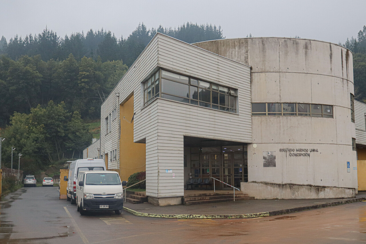 Imagen del Servicio Médico Legal de Concepción. Ahí se realizó el informe psiquiátrico que determinó que el condenado por violación de derechos humanos durante la dictadura, José Otárola, tiene un síndrome demencial equivalente a un trastorno neurocognitivo mayor.