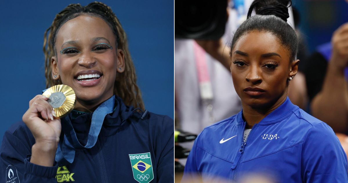Simone Biles Rebeca Andrade