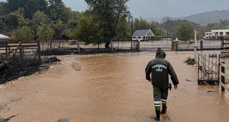 sistema frontal region del bio bio