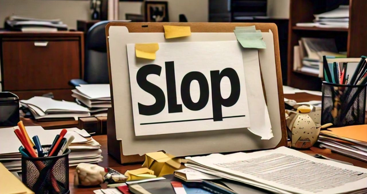 ¿Qué significa “slop”?
