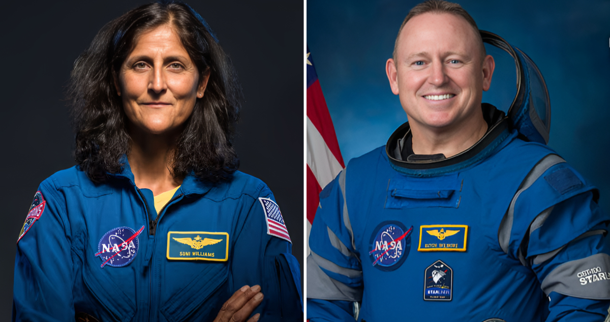 Suni Williams y Butch Wilmore, los astronautas varados en el Starliner