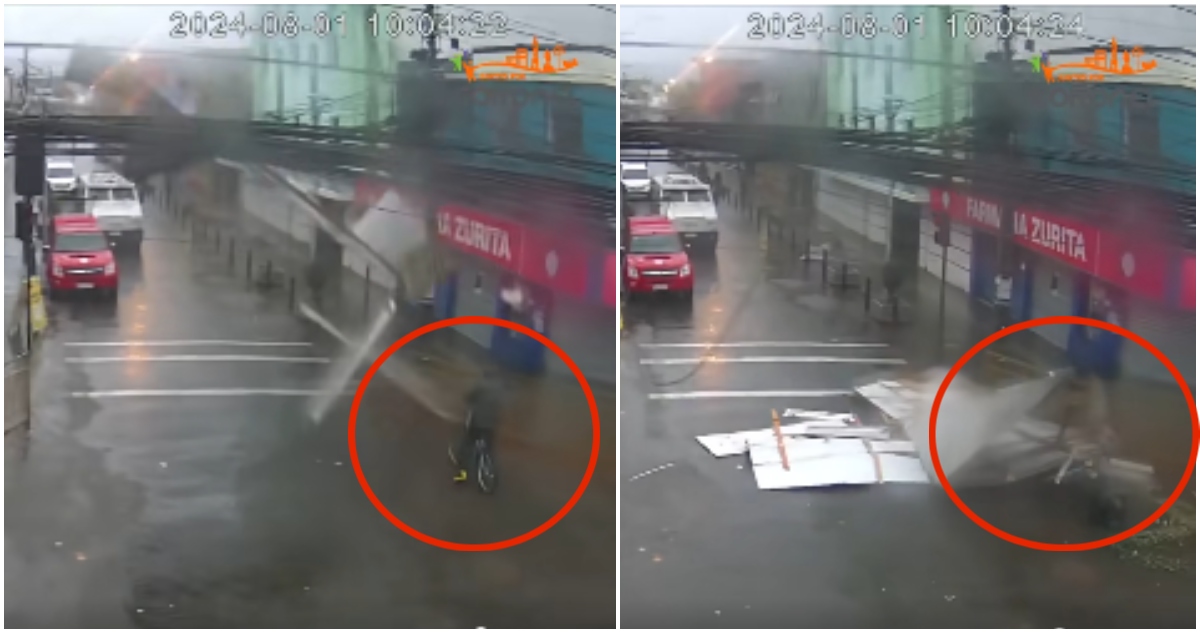 Techumbre cae sobre hombre en Coronel