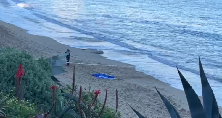 Cadáver en Caleta Abarca