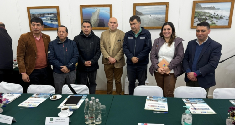 Vista MInistro de Agricultura a Chiloé