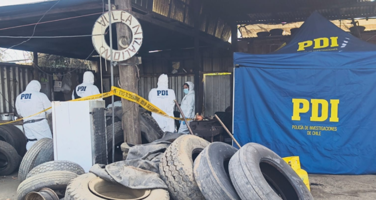 Homicidio en taller mecánico de Limache