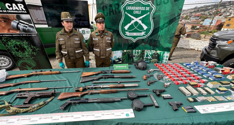 Decomiso de armas en Hijuelas