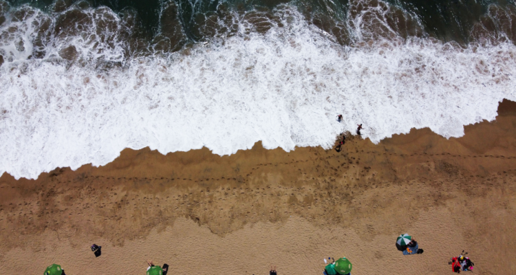 Reducción de playas en región de Valparaíso