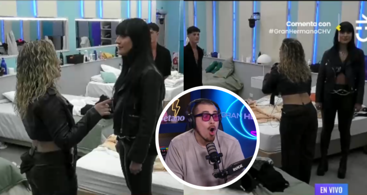 Titi Magrini, esposa de Iván Cabrera, dandole mensaje a Camila Power en Congelado de Gran Hermano