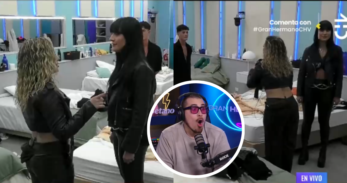 Titi Magrini, esposa de Iván Cabrera, dandole mensaje a Camila Power en Congelado de Gran Hermano