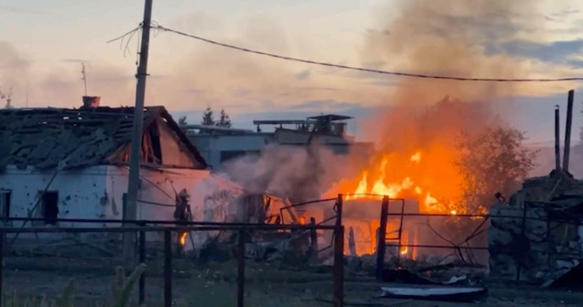 Bombardeos en Sudzha, región rusa de Kursk, atribuidos a las tropas ucranianas