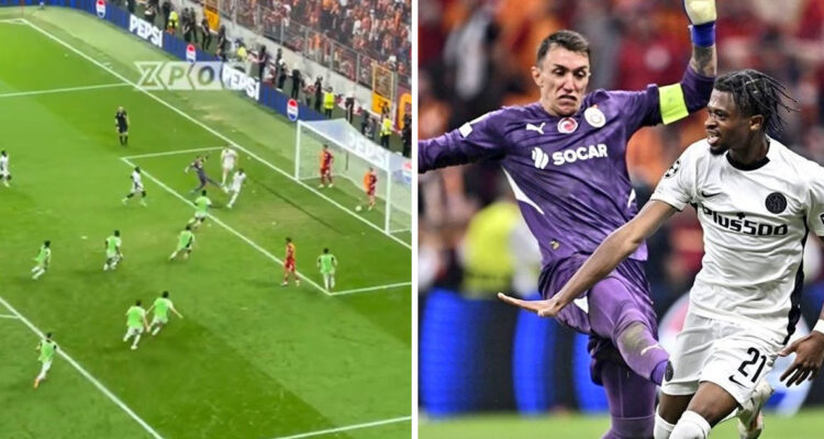 Fernando Muslera agredió a rival y provocó masiva gresca en Champions League.