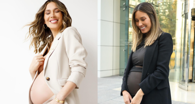 Vanesa Borghi en fotografías de su embarazo