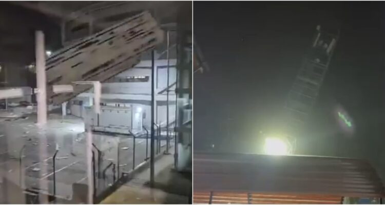 Un muerto, caída de árboles, antenas y daños en el aeropuerto dejan los vientos en la RM