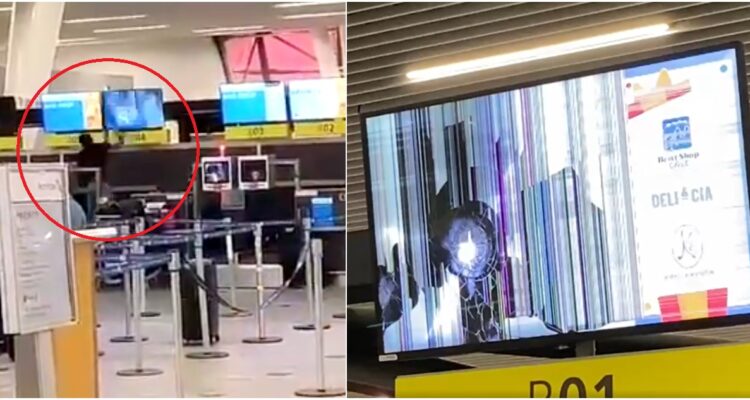Vuelco en caso del minuto de furia en Aeropuerto de Santiago: pasajero habría sido estafado con ticket