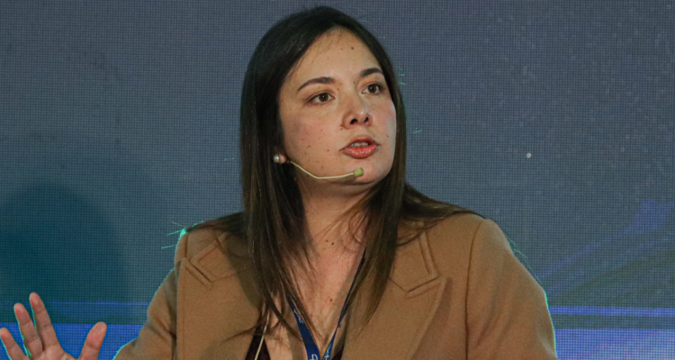 Imagen de la alcaldesa de Santa Juana, Ana Albornoz por denuncia ante Servel