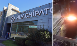 Frontis de Huachipato por apagado de su alto horno