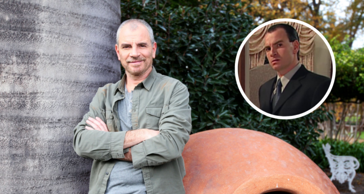 Álvaro Rudolphy en fotografías promocionales de “Secretos de Familia” (fondo) y miniatura de Pelluco en Amores de Mercado (miniatura)