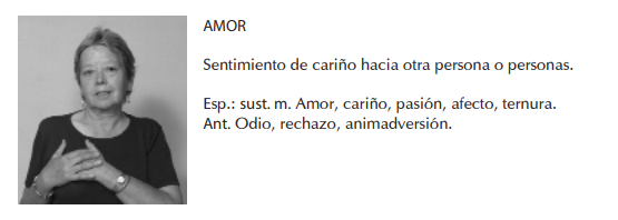 Amor en lengua de señas